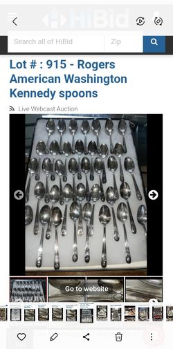 Collection Of 37 USA Presidental Spoons