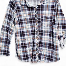 Just Be… Women’s Plaid Button-Down Shirt - Size S