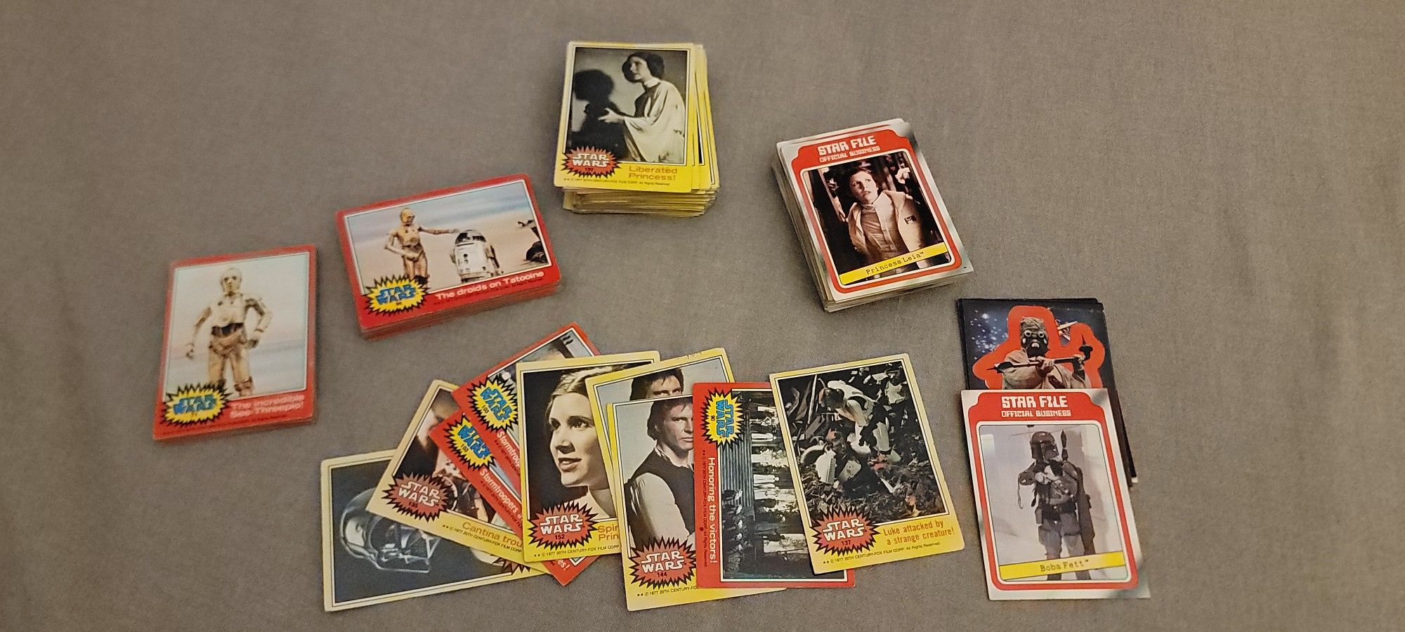 1977 & 80 Star Wars and Empire Trading Cards