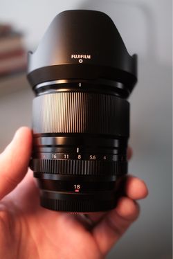 Fujifilm 18mm 1.4