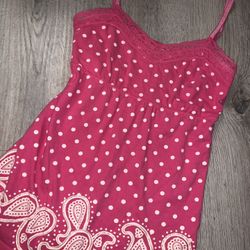aeropostale y2k polkadot camisole 