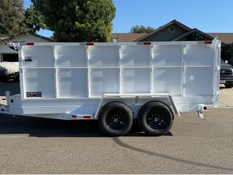 7x14x4 Dump trailer