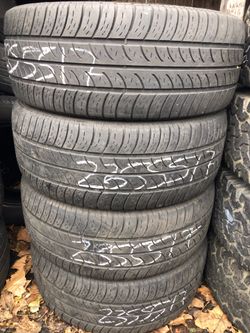 Used set of tires 225/55/17 cooper great condition $200 for 4 . Installation balance and wheel alignment available