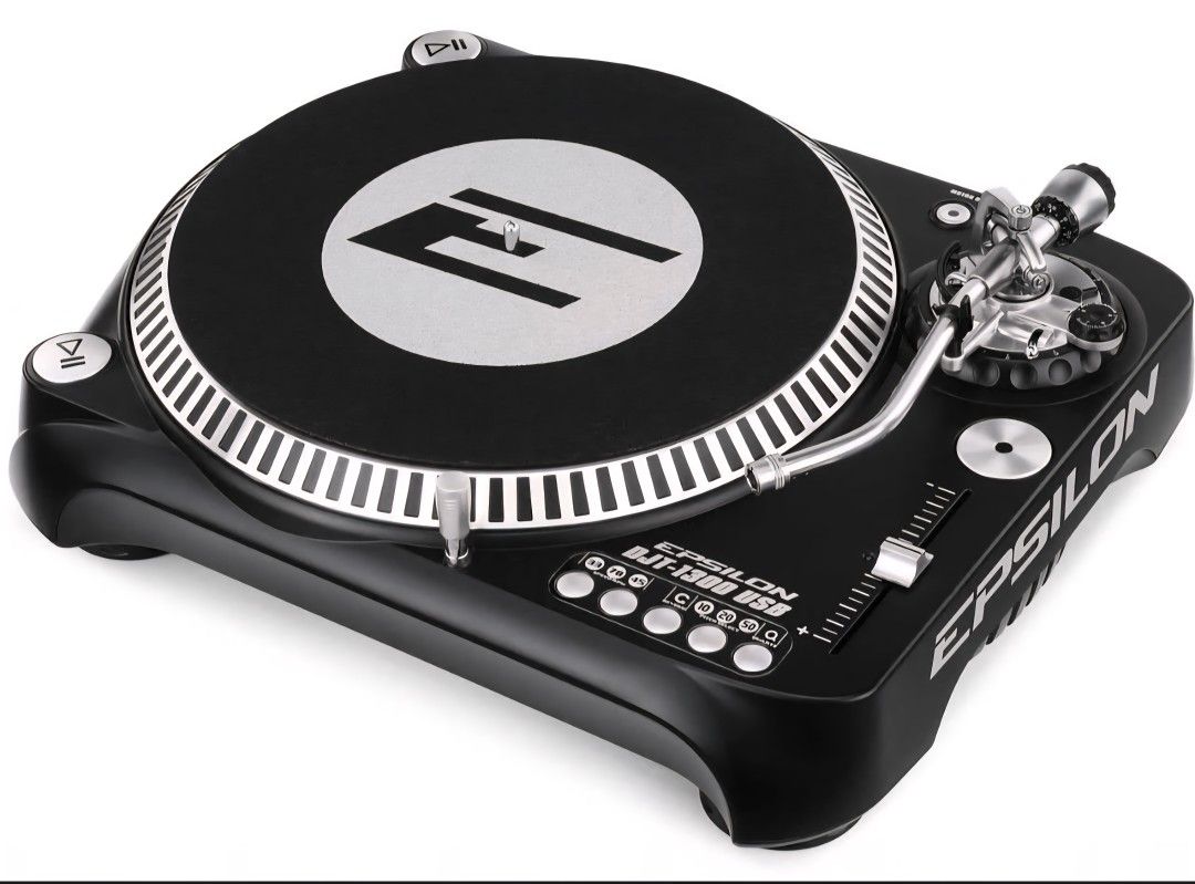 DJ Epsilon DJT-1300 USB Direct Drive Turntable With Amazing Torque!!! (Pair)