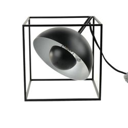 NEW FRANDSEN Cube Pendant Lamp Hanging 9.5 " Width Black Metal