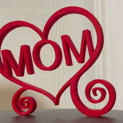 Mothers Day MOM Hearts