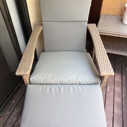 Outdoor Patios Rocking Chairs With Side Table