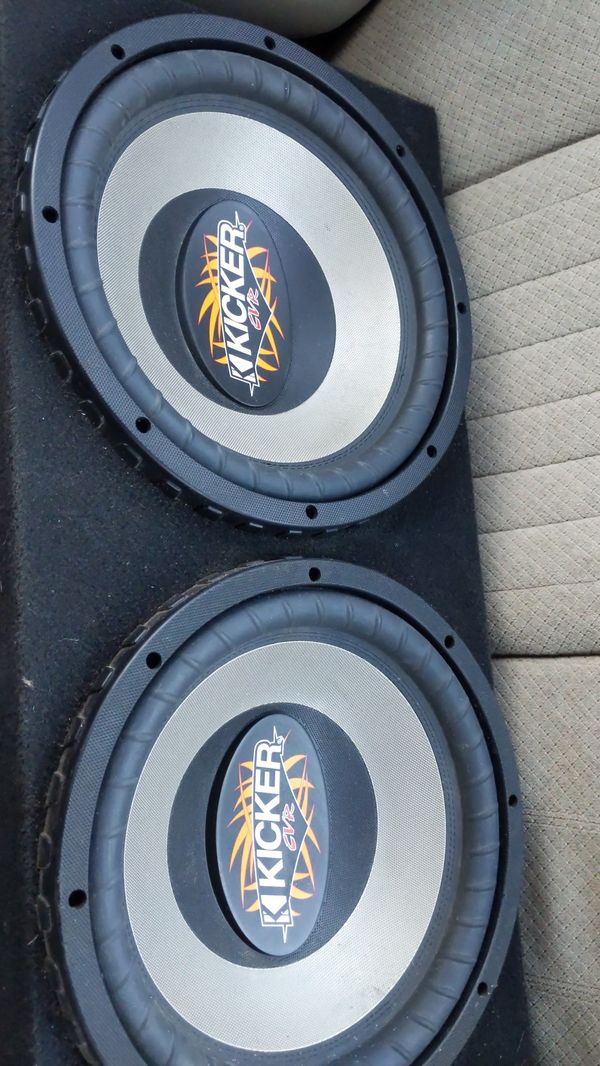 Old School 12" Kickers subs CVR 4 ohmsú for Sale in New Castle, DE