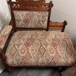 Antique Victorian Settee 