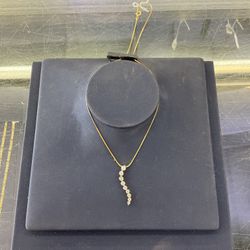 10K Pendant Chain