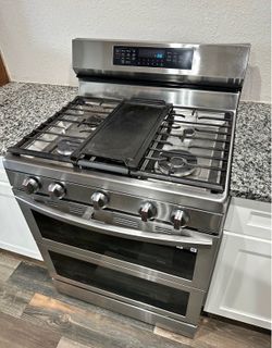 Samsung double oven stove gas