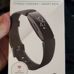 Fitbit Inspire HR Fitness Tracker - Black (FB413BKBK) Used Twice