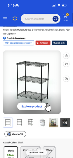 3 Tier Utility Shelf