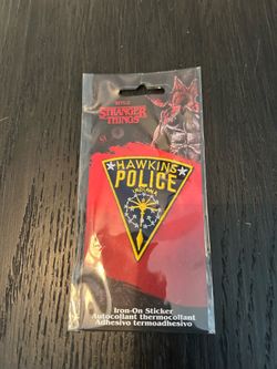 Hawkins Police Stranger Things iron on patch