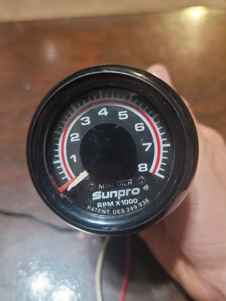 Sunpro RPM Gauge Mini Tach $50