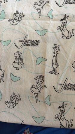 The Jetsons Vintage Cartoon Fabric Sheet