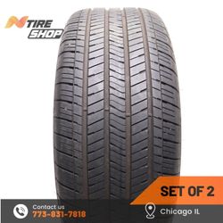 Set of 2 Used  8.5/32  255/55R18  109H  Goodyear  Eagle Touring MOE Run Flat