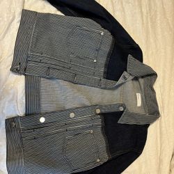 Striped Denim Jacket 