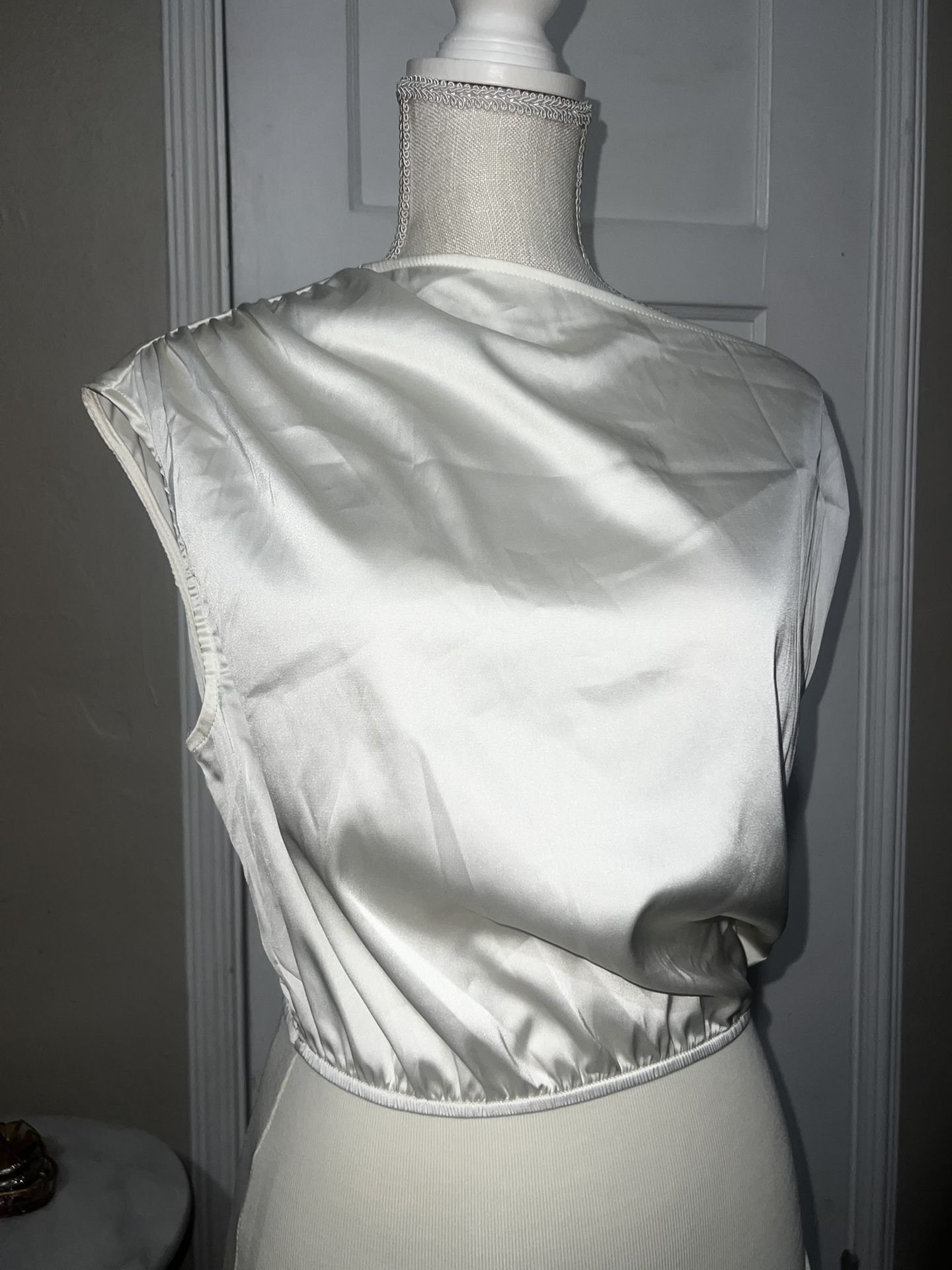 Cider Asymmetrical bodysuit new w/tags