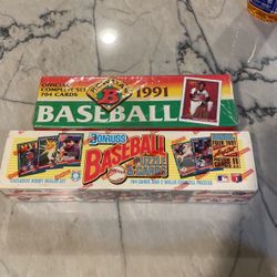 Baseball Cards Donruss Bowman Brand New Sealed Box’s 