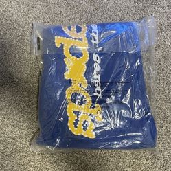 Blue And Yellow Sp5der Worldwide Sweat Pants