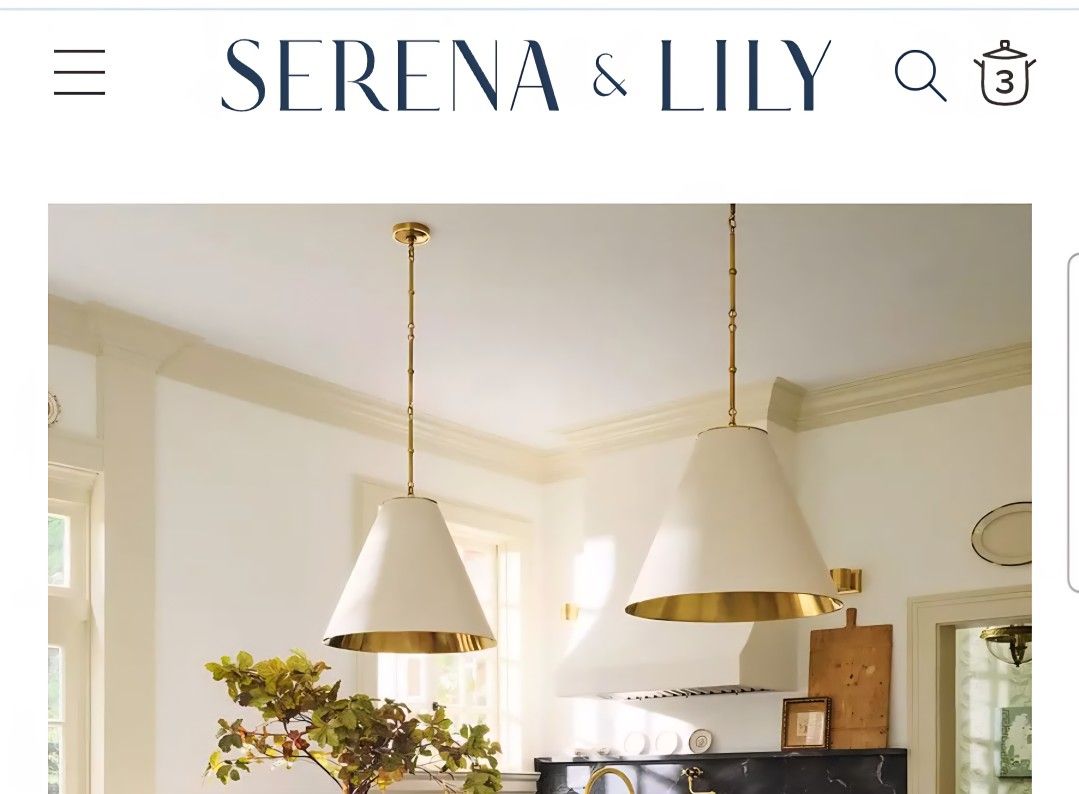 Goodman Pendant Serena and Lily 60% Off Retail!!