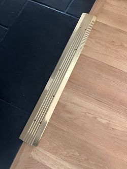 2x Solid Brass Door Threshold 30” Long