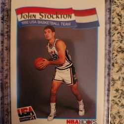 1991 Hoops USA McDonald's Card #60 John Stockton