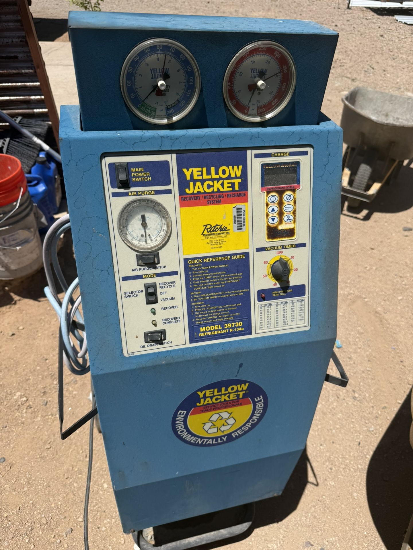 Yellow Jacket Refrigerant Recovery