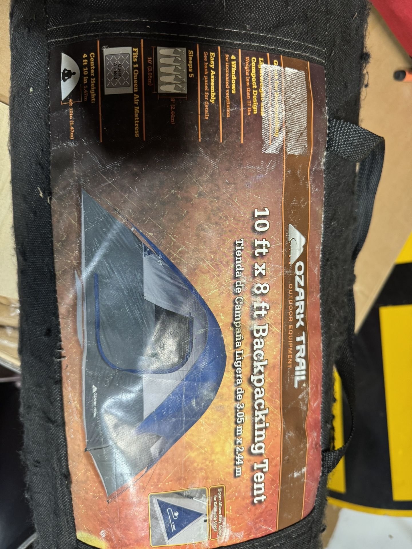 Ozark Trail 10’x8’ backpacking Tent