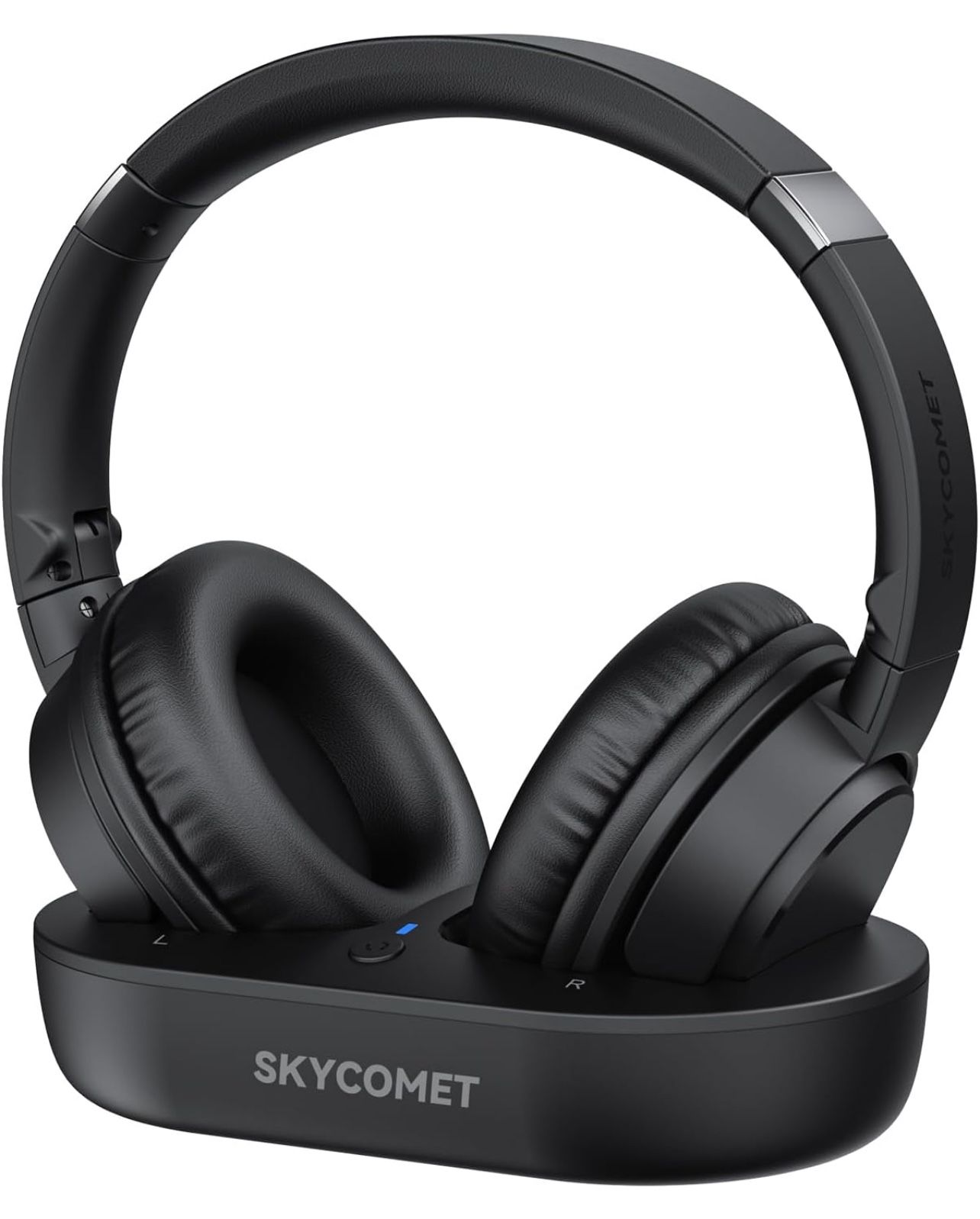 Wireless Headphones for TV, TV Headphones Wireless for Seniors with Versatile Transmitter Charging Base, Audio Sync, Bluetooth Headphones for TV, Chri