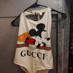 Disney Gucci One Piece Bathing Suit 