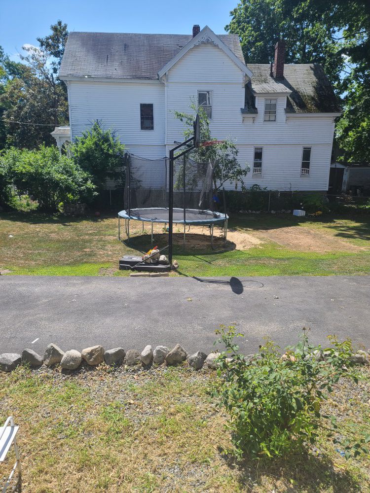 trampoline & basketball hoop for sale use