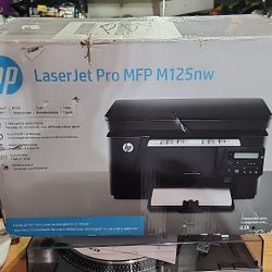 HP Laserjet Pro Mfp M125nw Printer 