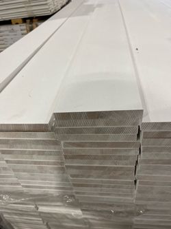 1”x6”x12’ square edge baseboard