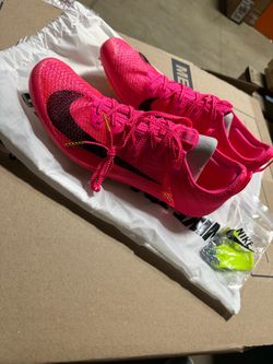 Nike Track Spikes Pink Knit Racing Shoes