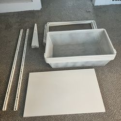 IKEA Boaxel Storage System Pull Out Drawers 