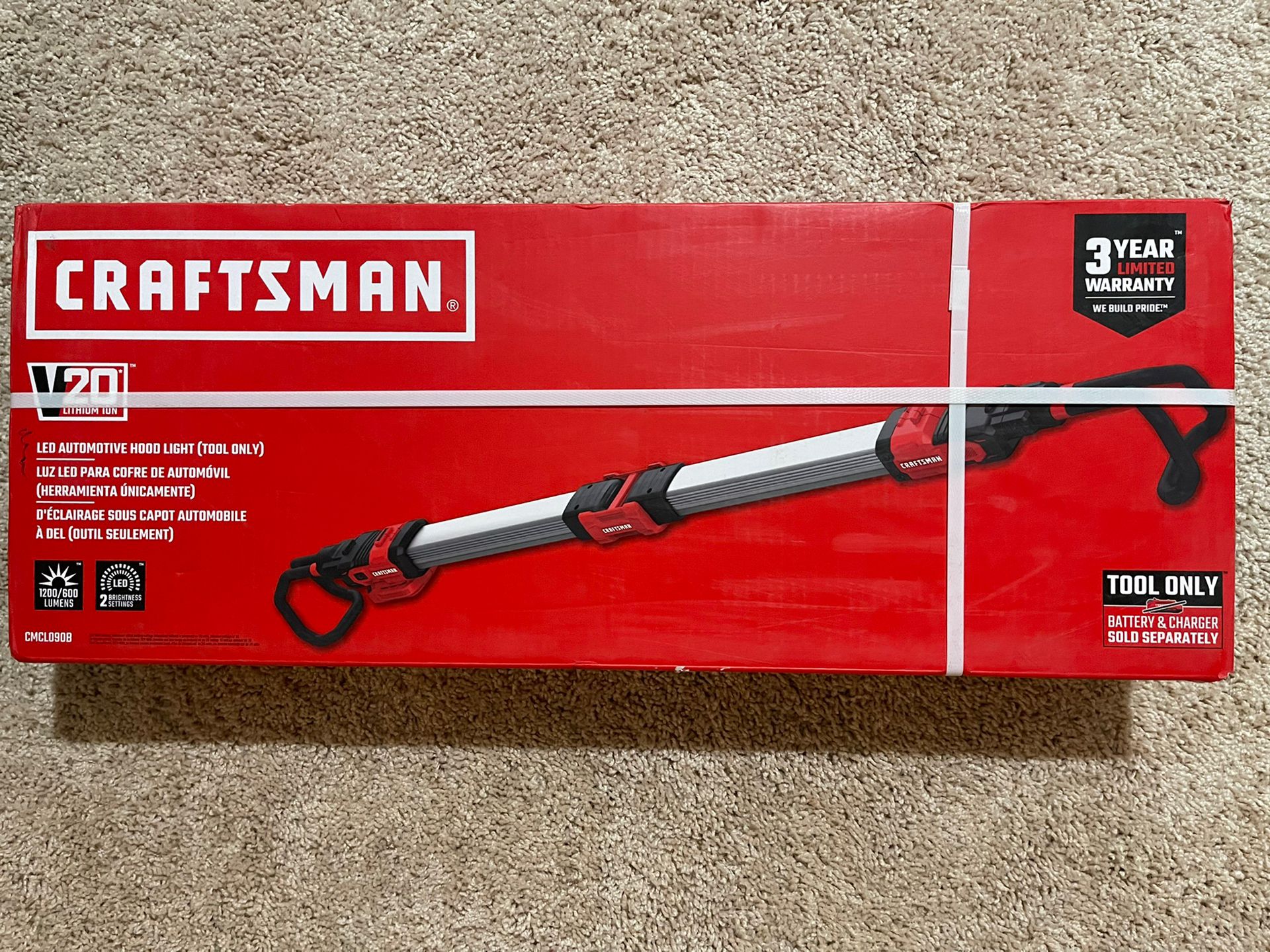 CRAFTSMAN LED Rechargeable Portable Work Light