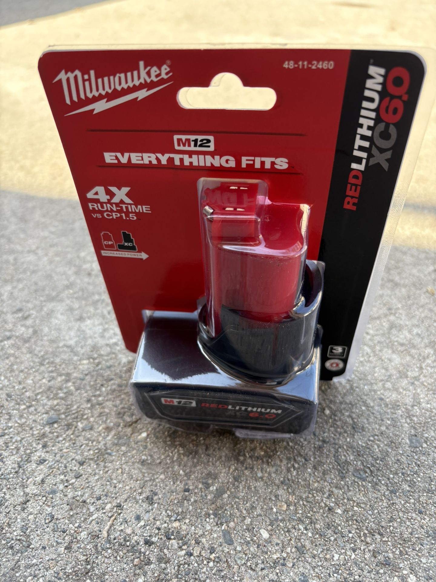 Milwaukee M-12 Red Lithium XC 6.0 Battery