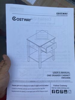 One Drawer Cabinet