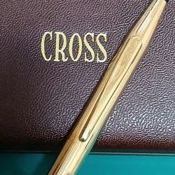 Cross Gold Filled Ball Pen with Case 
