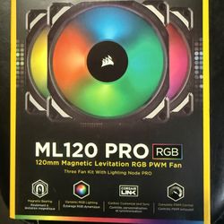 Corsair  ML120 Pro RGB Fans 3 Fan Kit