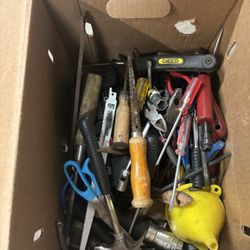 Random Box Of Tools And Stuff