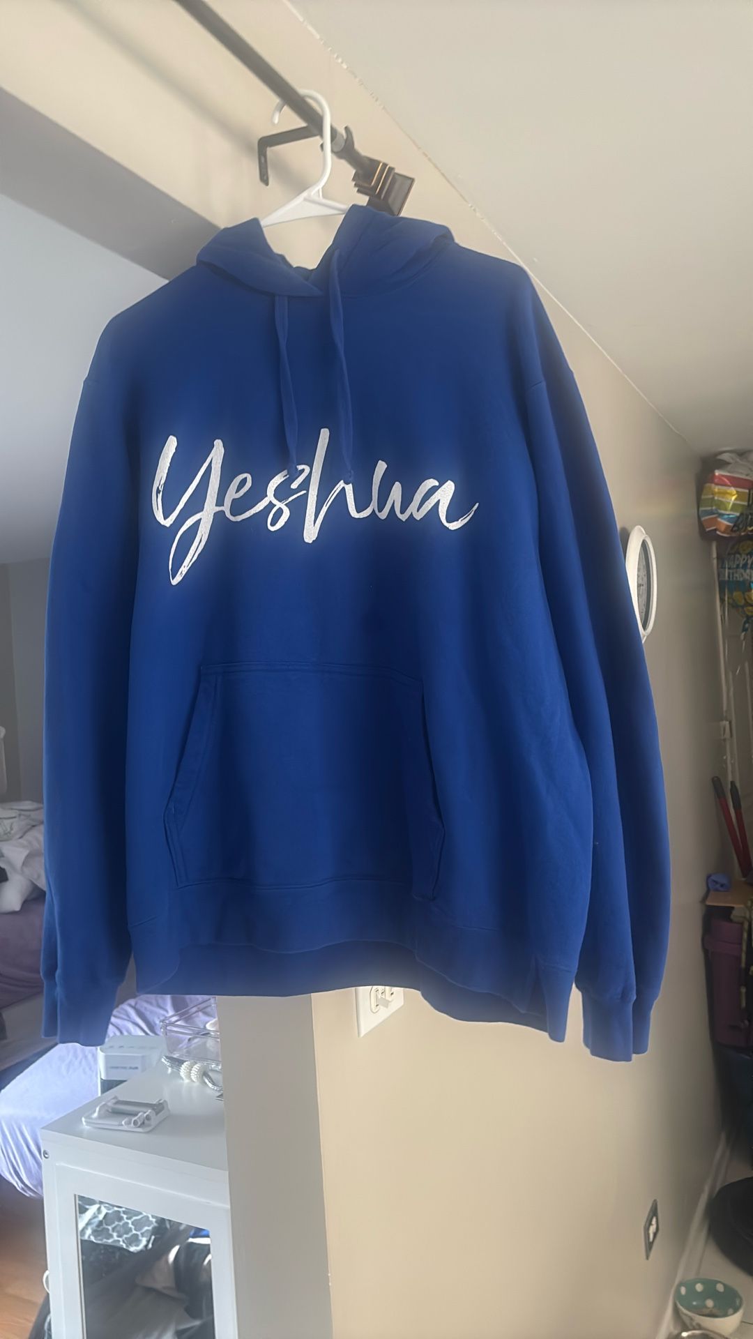 Unisex blue Hoodie