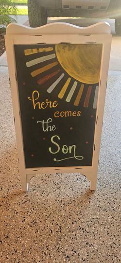 Double sided Decorative Chalkboard A-Frame Sign
