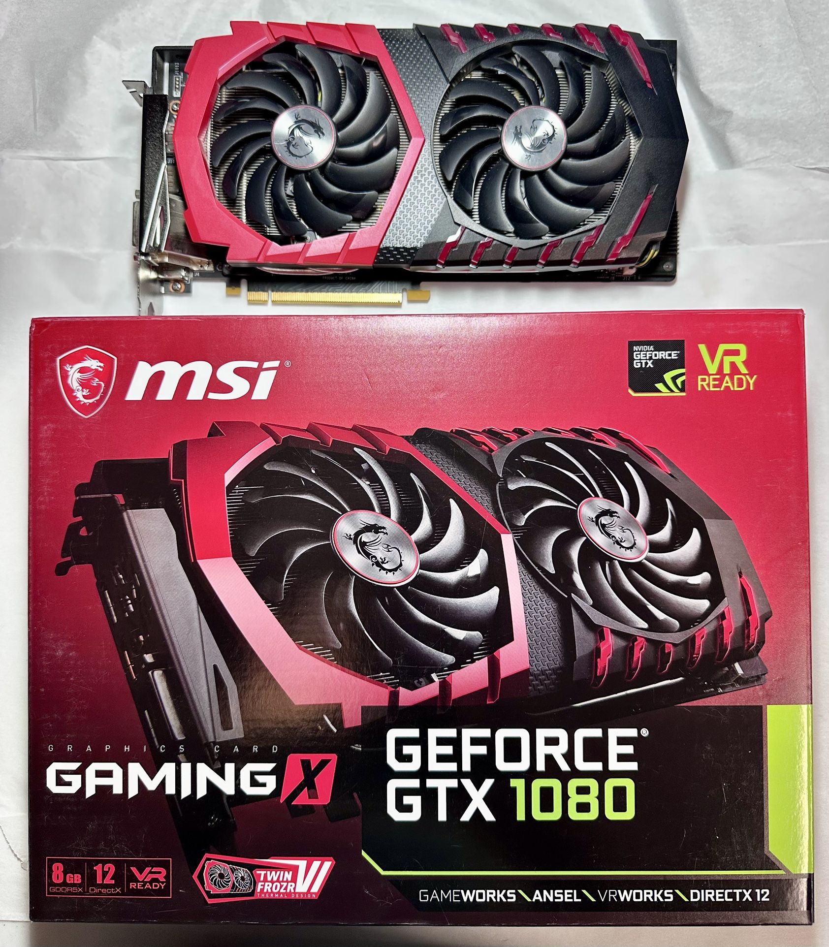 GTX 1080 MSI GAMING X 8G