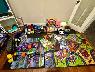 Garage Sale - lots of toys, books, boys clothes, sneakers