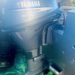 2009 4 stroke yamha 15