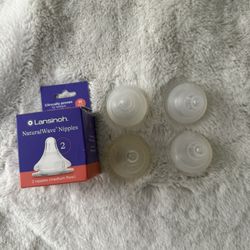 Lansinoh Baby Bottle Nipples - Set of 4
