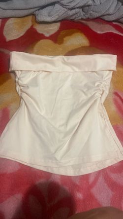 XS beige tube top